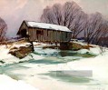sn018B Impressionismus Szenerie Schnee